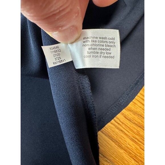 Lane Bryant Flare Sleeve Black Scoop-Neck Fit & Flare Blouse Size 14 - Picture 8 of 9